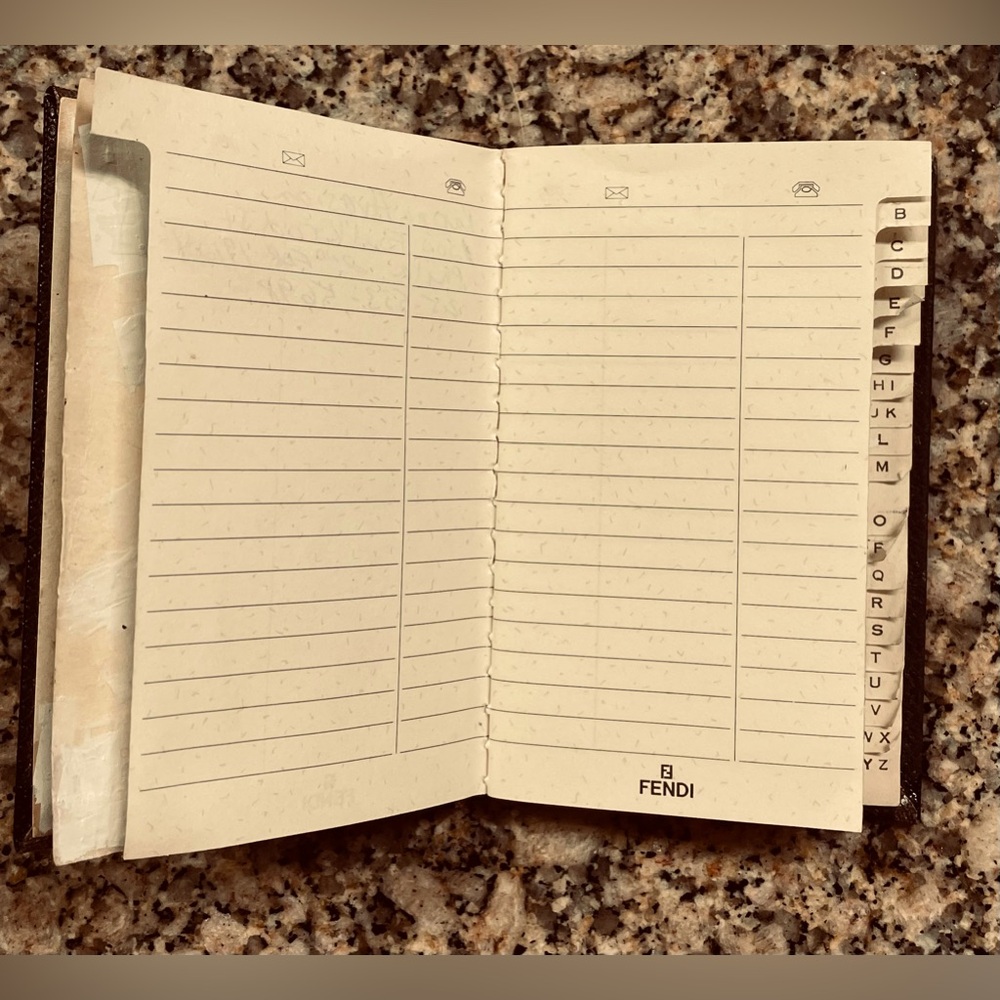 ”🇮🇹 Unisex Authentic Leather Covered Address/Notebook - Picture 5 of 6